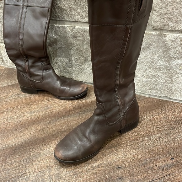 Ralph Lauren Sigrid Dark Brown Boots - Picture 3 of 8